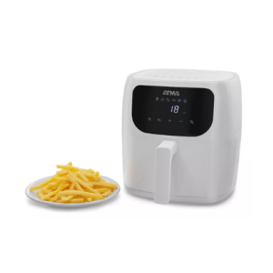 Freidora Sin Aceite Atma Digital Blanca con Visor 1750W 6 Lts