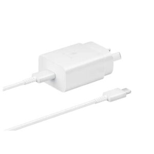 Cargador de Pared Samsung 25W C/Cable TYPE C Blanco