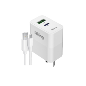 Cargador de Pared Riiing Terra Power 30W C/Cable Type-C Blanco