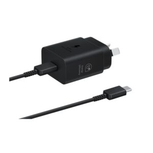 Cargador Carga Rápida Samsung Con Cable Ultra Fast Negro 45W