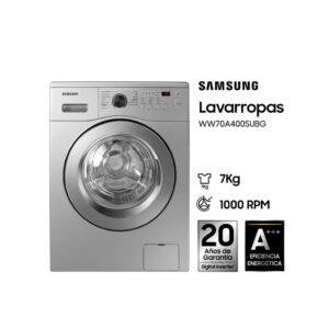 Lavarropas Samsung WW70 7Kg - Silver