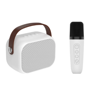 Parlante Inalámbrico Bluetooth Karaoke Dekkin Efectos De Voz - Blanco
