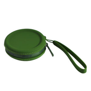 Mini Estuche de Silicona con Correa y Cierre para Auriculares