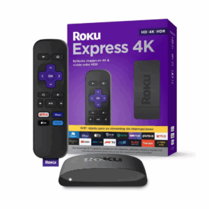 Roku Express 4K – Streaming en 4K HDR con Wi-Fi de doble banda y control remoto
