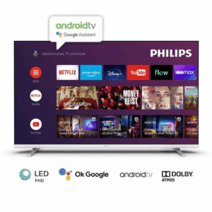 Smart TV Philips 75" 4K con Ambilight y Google TV