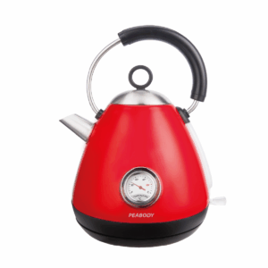Pava eléctrica Peabody Roja 1,7 Lts con Termómetro - PE‑KV8215R