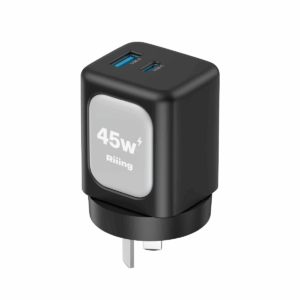 Cargador de Pared Riiing Potentia 45W Negro