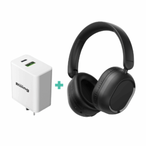 Combo Conexion Riiing Cargador Rapido Doble USB + Auriculares Vincha Bluetooth Neptune Ultra