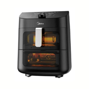 Freidora de aire Midea 2 zonas 11 Lts Negra