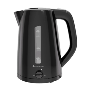 Pava Electrica Master Chef 1.7 L Negra Temperatura Regulable